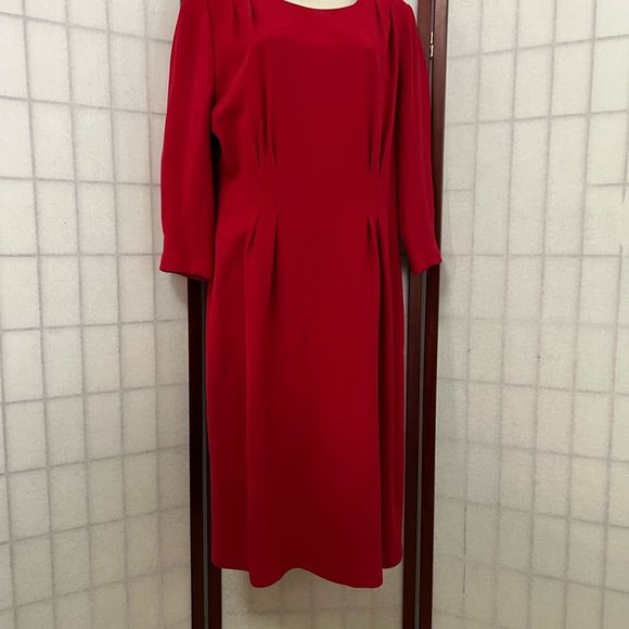 Lafayette 148 New York Red Dress - Picture 6 of 7